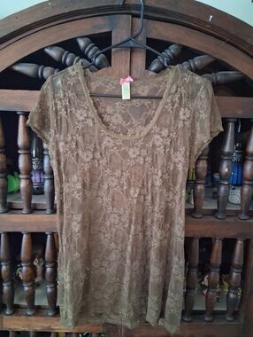 DownEast Basics Lace Top